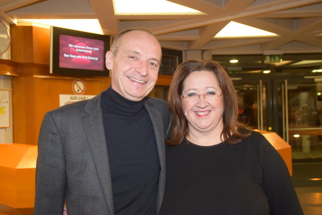 Die Darsteller Christoph Pokomandy und Anita Janitschek
