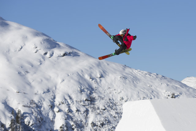 Die Freestyler zeigten in St. Anton am Arlberg ihr Können. | Foto: Arlberg Photography