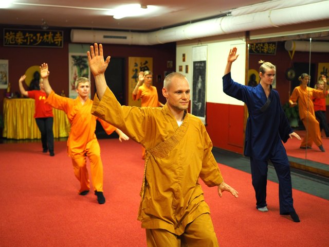 Weiche, fließende Bewegungen stehen beim Taiji im Vordergrund. | Foto: Shaolin Tempel Steyr