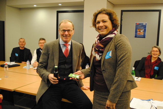 Cornelia Schweiner und MEP Eugen Freund.