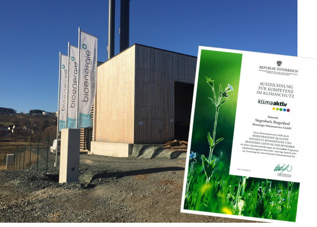 Ein Preis für das „beste Gesamtkonzept“ für Biomasseheizwerk der Bioenergie in Stegersbach. | Foto: Bioenergie