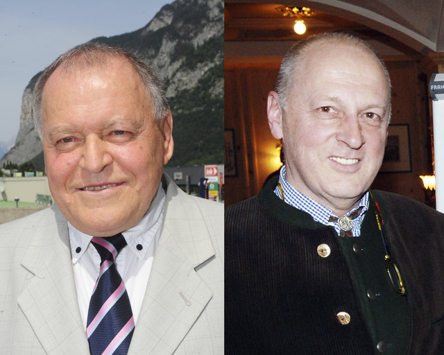 Franz Köfel (li.) fühlt sich von Anton Pertl attackiert, der dies aber entschieden in Abrede stellt.
