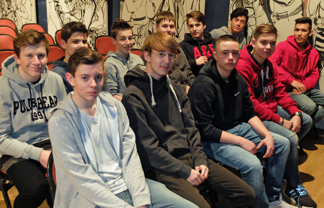 Schüler der SWT Mödling im Theater am Steg