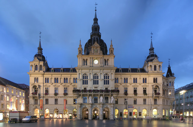 Der Liveticker aus dem Rathaus zur Gemeinderatswahl Graz | Foto: wikipedia