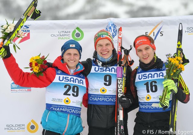 Der Ramsauer Mika Vermeulen (links) gewann neben der Silbermedaille im Einzel, auch die Goldene mit der Staffel. | Foto: KK