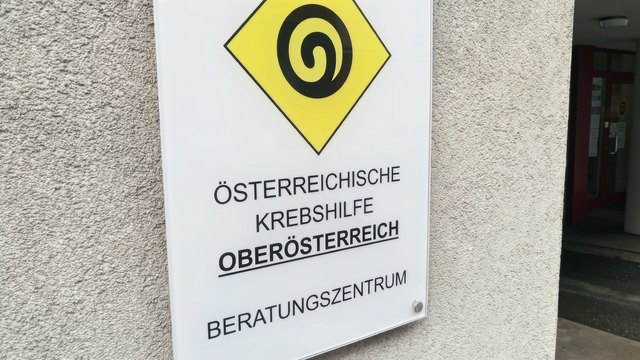 Fotomotiv: Eingangsbereich der Krebshilfe Oberösterreich, Harrachstr. 13, 4020 Linz Foto: Ivica Stojak