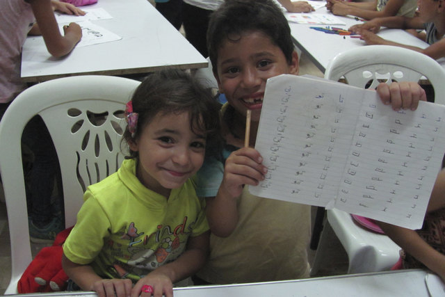 Das Schulprojekt der Caritas in Lattakia, Syrien beugt Kinderausbeutung vor. | Foto: Caritas