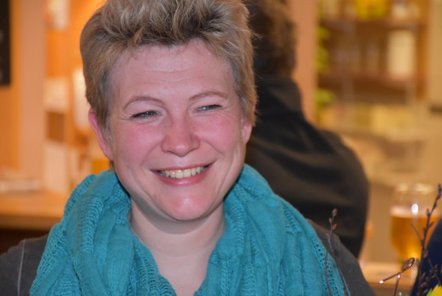 Vernissage von Veronika Dorner im Cafe Ensembel Perg für Förderzentrum Waldhausen, Veronika Frühwirth