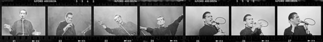 Negativstreifen Falco am Wiener Donauinselfest 1993