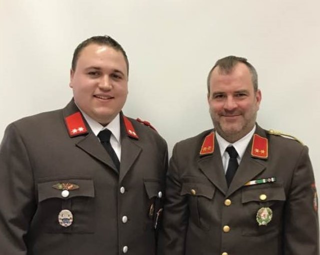 Das neue Führungsduo: HBI Michael Oblak (r.) mit OBI Christian Primus.