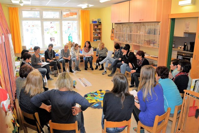 Pädagoginnen aus zehn Gemeinden nahmen an dem Seminar teil | Foto: Glantschnig
