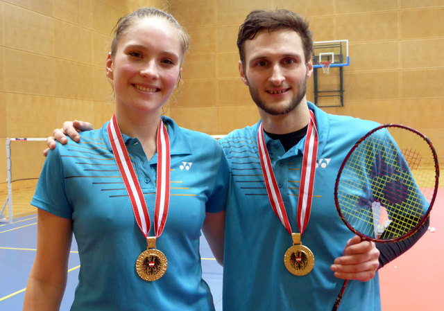 Goldenes Duo: Sonja Langthaler und Roman Zirnwald. Foto: BSC 70