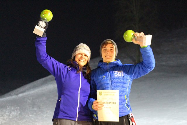 Der frischgebackene Ortsmeister Markus Stubauer sowie Ortsmeisterin Petra Auer. | Foto: SV Laussa