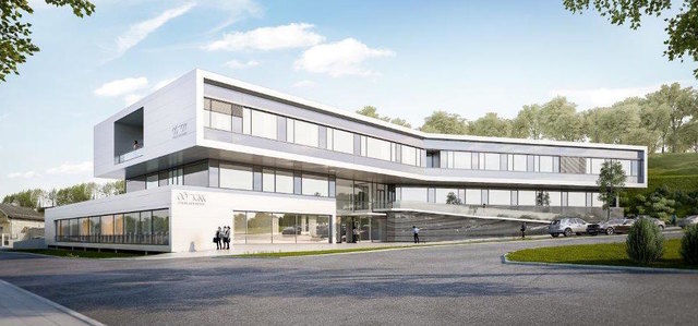 2018 soll die Gebietskrankenkasse in das neue Gebäude neben dem Finanzamt übersiedeln. | Foto: zoom vp.at