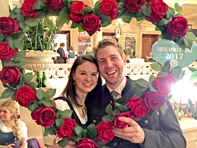 Bestens gelaunt: "Tandler" Philipp Gady und Nadina Eugster | Foto: KK