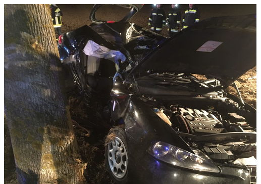 Unfall bei Tallesbrunn: Zwei Menschen starben in der Nacht in diesem Auto.