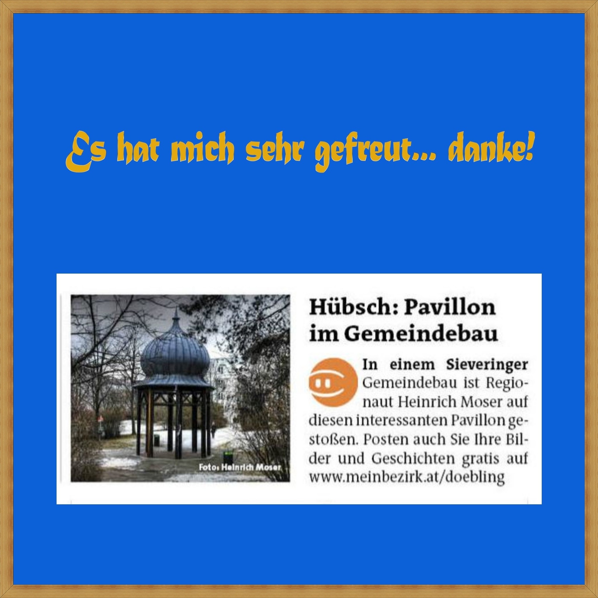 Wieder bedanke ich mich herzlich! - Ottakring