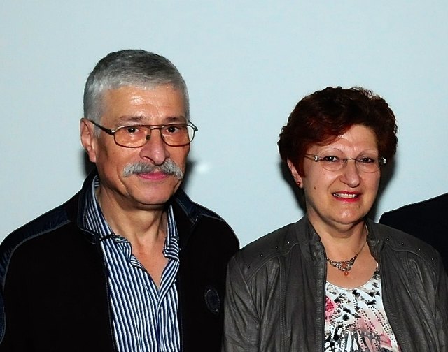 Weltenbummler Johann und Susanne Beck bei ihrem Vortrag bei den Kulturtagen 2016.
