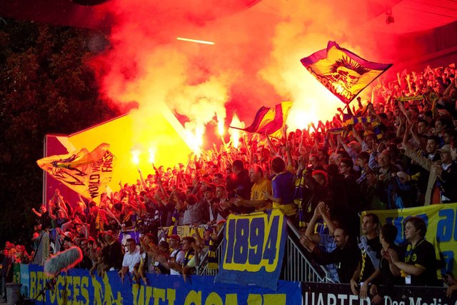 Die Vienna hat eine lebendige Fankultur. | Foto: Fußball-Fotoblog/A.E.
