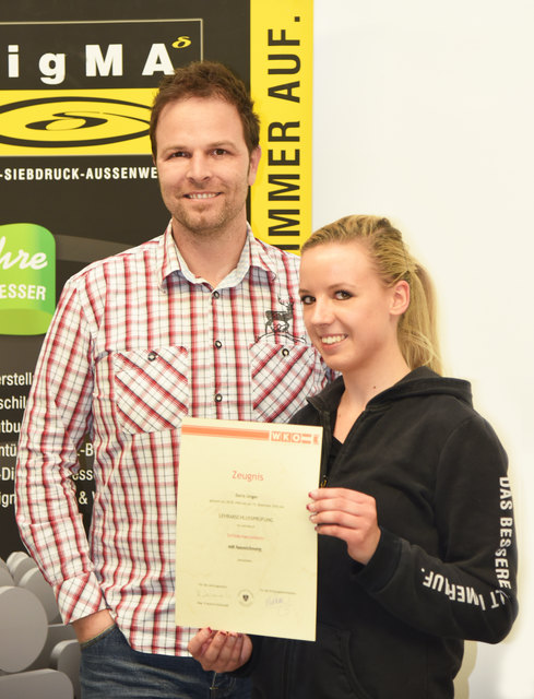 Doris Unger mit Geschäftsführer Thomas Hinterreiter. | Foto: privat