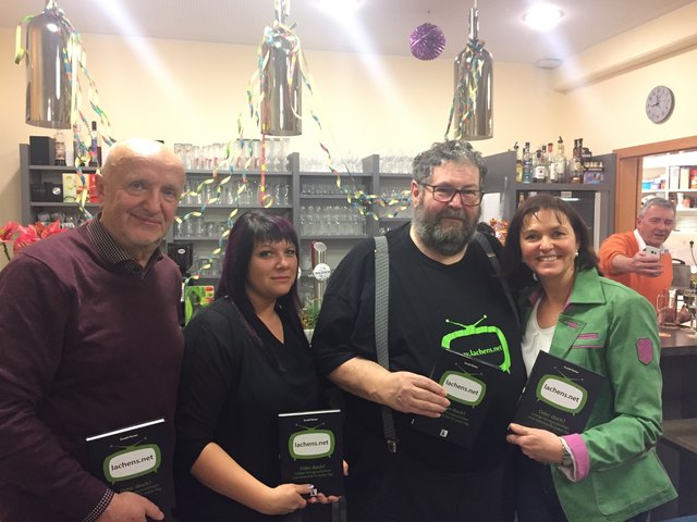 Herr Bürgermeister Franz Trischler, Chefin vom Kulturcafé Renate Heiß , Ewald Reiter und Doris Schmidl | Foto: privat