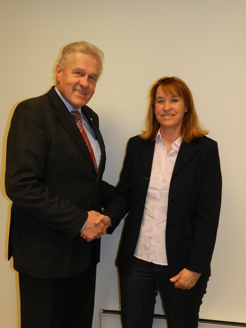 Bgm. Helmut Holzapfel mit neuer Vizebürgermeisterin Sabine Resch | Foto: KK