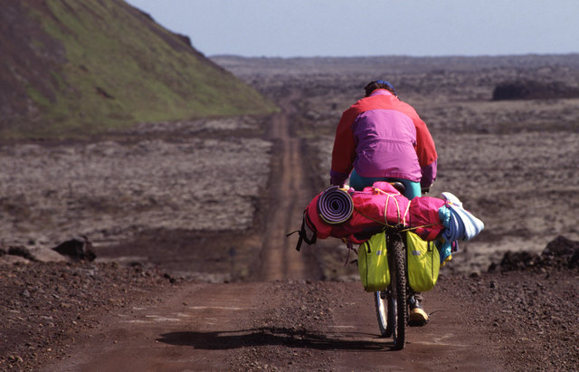 Mit dem Fahrrad durch Island