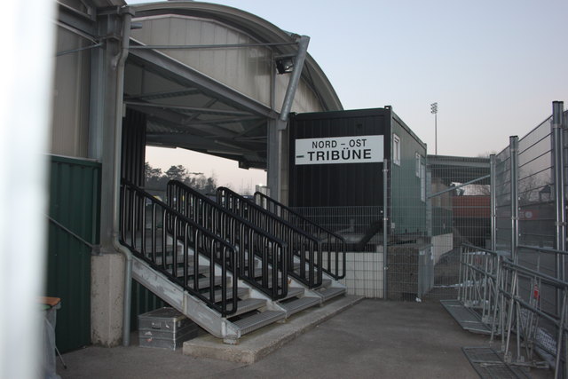 Das Paschinger Waldstadion.