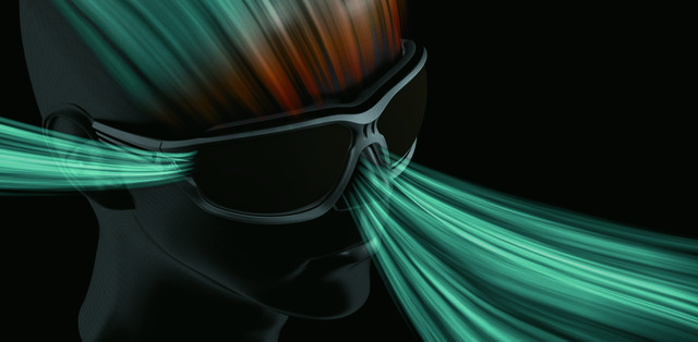 Luftströme ventilieren die Sportbrille © Silhouette