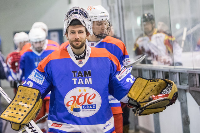 Goalie Florian Zeugswetter und der ATSE wollen am Samstag gegen Zeltweg wieder vorlegen. | Foto: Helmut Huppmann