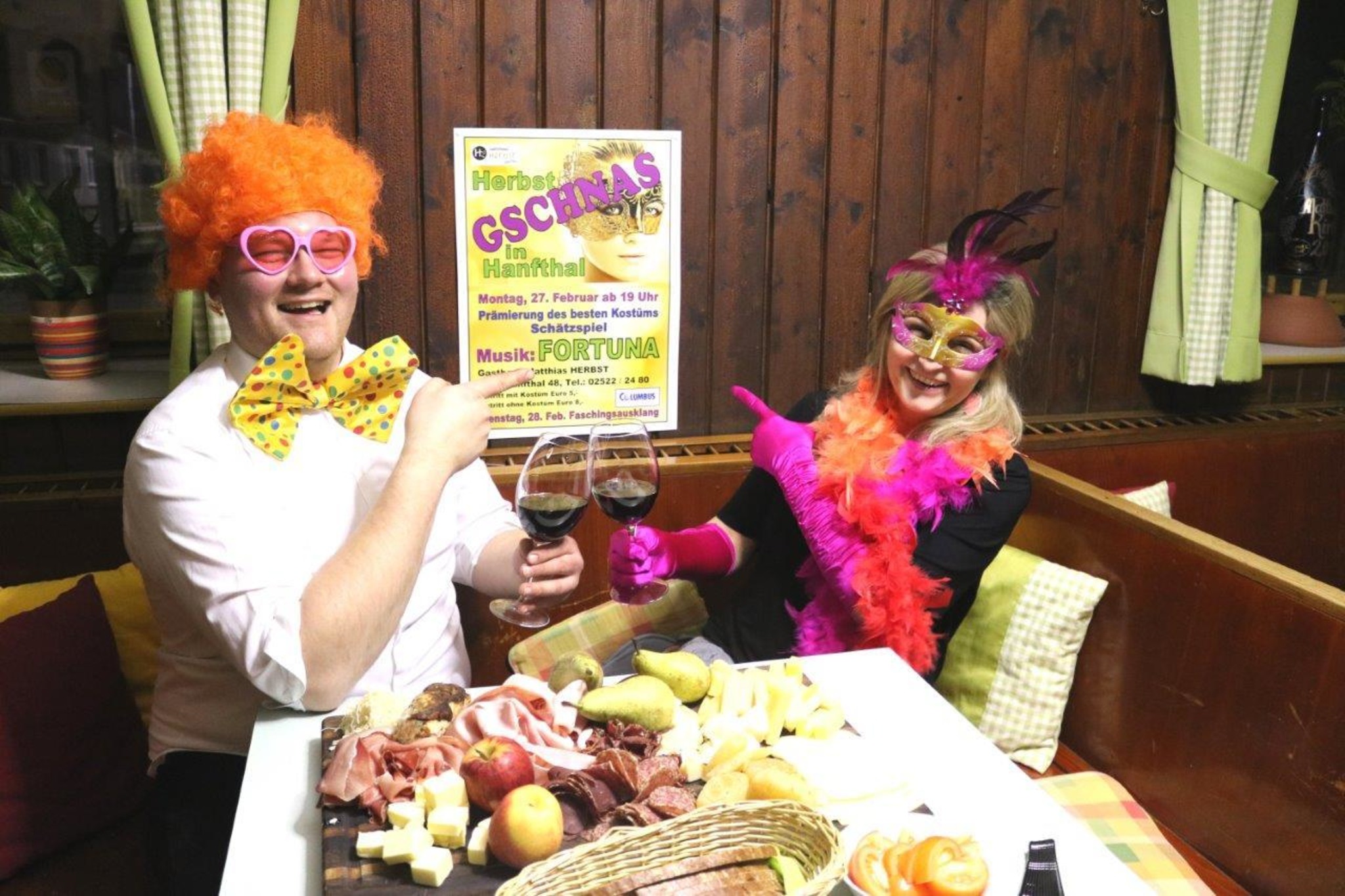 Gschnas im Gasthaus Herbst in Hanfthal Mistelbach