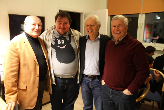 Bestens gelaunt zeigten sich Prof.Gerdenitsch, Krutzler, Prof. Peck, Prof. Vogler. | Foto: KUZ Mattersburg