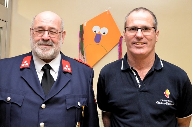Die früheren Kommandanten Alois Steinwender und Dietmar Lesacher