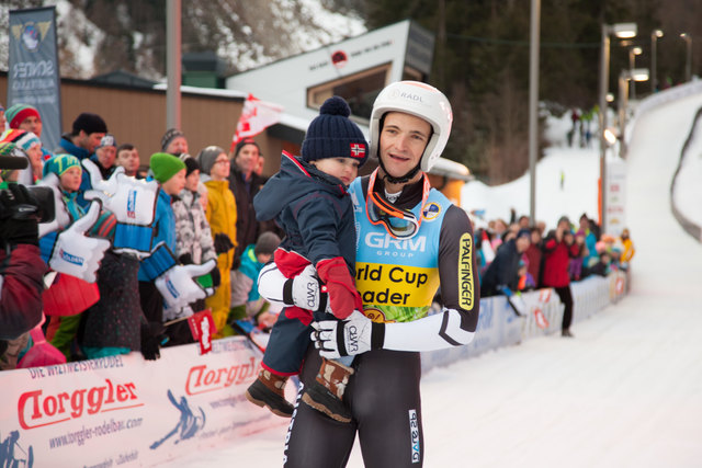Stolz auf den Weltcupsieg und stolz auf Neffe Linus: Thomas Kammerlandes aus Umhausen. | Foto: ÖRV/Chris Walch