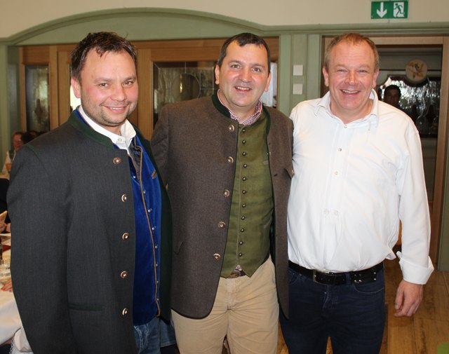 Christian Dollinger (GF Dollinger & Pfeifer), Bernhard Peskoller (GF Holly) und Herbert Runggatscher (Org. Tiroler Echo).