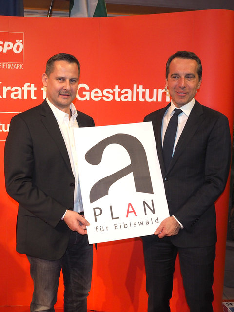 Bgm. Türschweller und BK Kern. | Foto: SPÖ