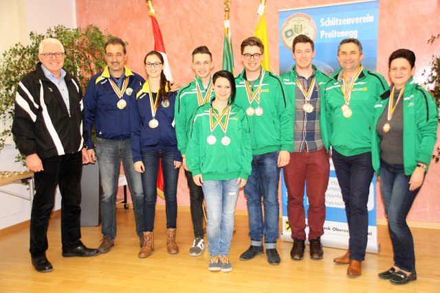 Die Bezirksmeisterschaften der Sportschützen aus dem Kärntner Unterland (Bezirk Wolfsberg und Völkermarkt) fand auf der Sportstätte des Schützenvereines Preitenegg statt | Foto: KK