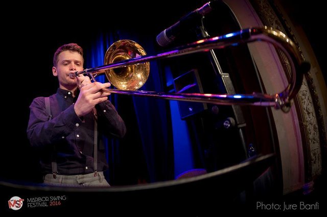 Jazz-Posaunist Daniel Holzleitner aus Schärding komponierte bereits 40 Stücke – eines davon wird am 4. März in Andorf uraufgeführt. | Foto: Maribor/Jure Banfi