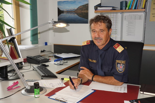 Bezirkspolizeikommandant Kurt Möschl