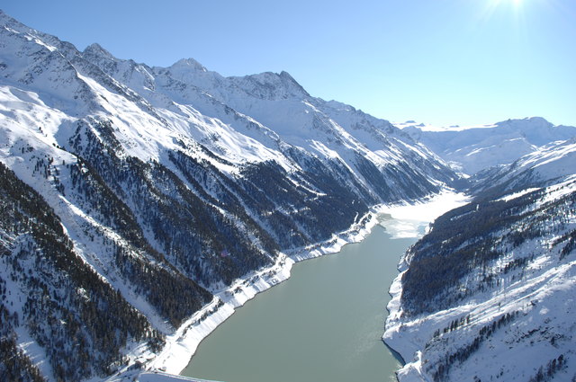 Der Landesenergieversorger TIWAG plant das Kraftwerk Kaunertal – im Bild der Gepatschspeicher –für 1,3 Milliarden Euro auszubauen. | Foto: TIWAG