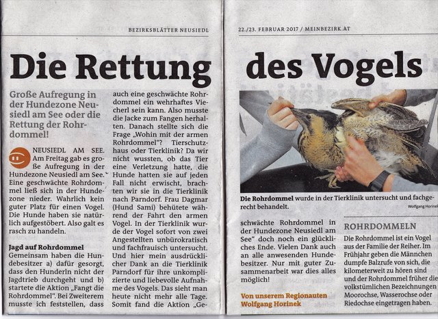 Unser Beitrag in der Zeitung :-)