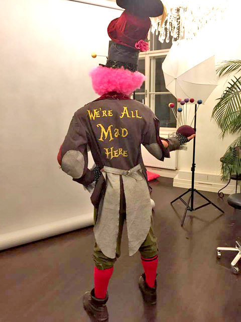 Das Motto am 4.3.: "The Mad Hatter – entirely bonkers".