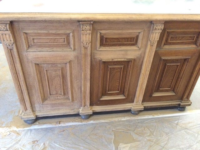 in Arbeit: abschleifen