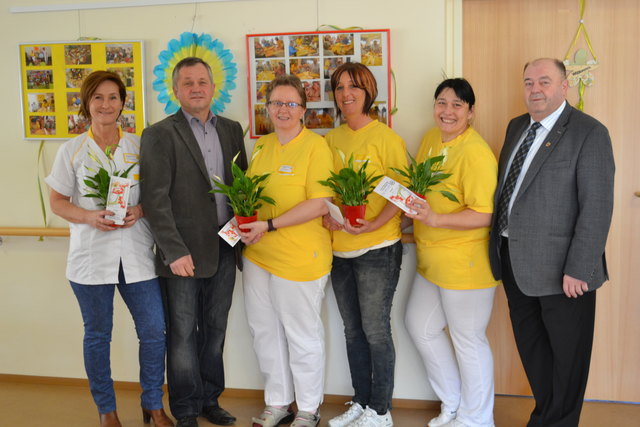LDGKS Siegrid Koglbauer, Bgm. Wiedenhofer Anton, Claudia Steinermann,
Petra Paar, Natalia Viczian und GR Pfneisl Rudolf | Foto: Foto: privat
