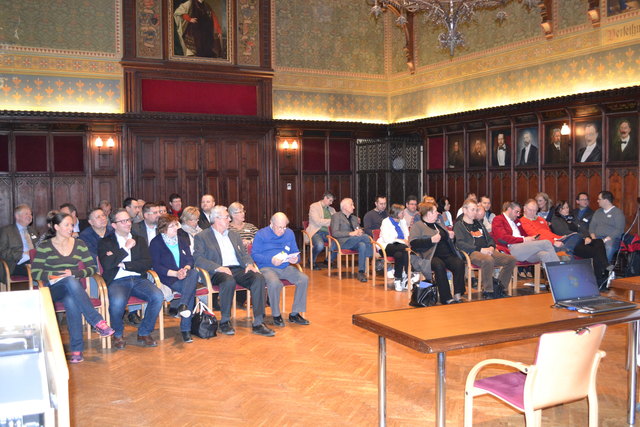 Rund 50 Vertreter der Korneuburger Vereine kamen zum Informationsabend ins Rathaus. | Foto: Stadtgemeinde Korneuburg