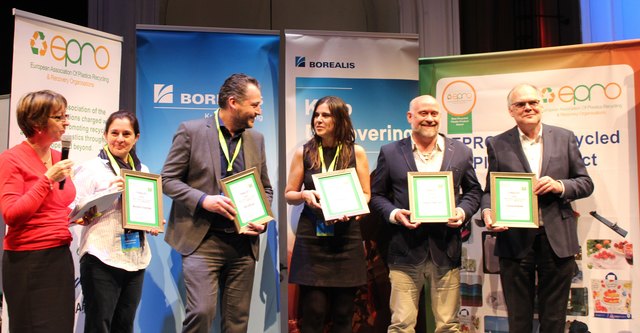 EPRO Awards Winners of best recycled plastic product award