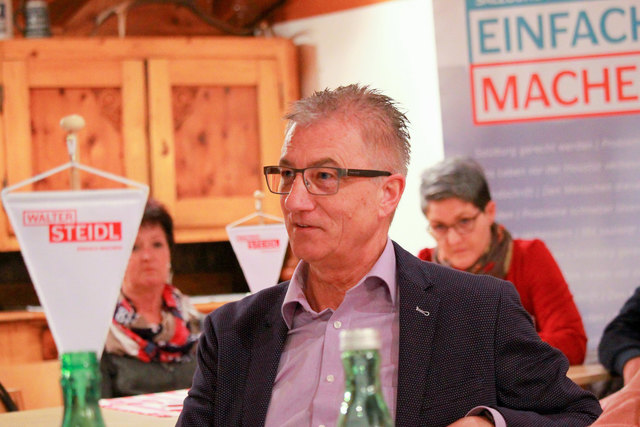 Walter Steidl im Gespräch. | Foto: Alexander Neunherz