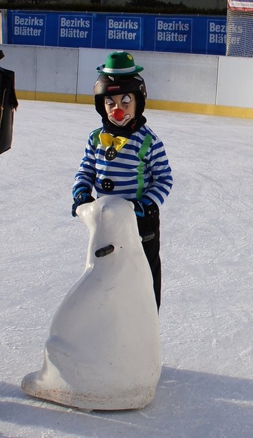 Ein süßer Clown am Eisbärli: David