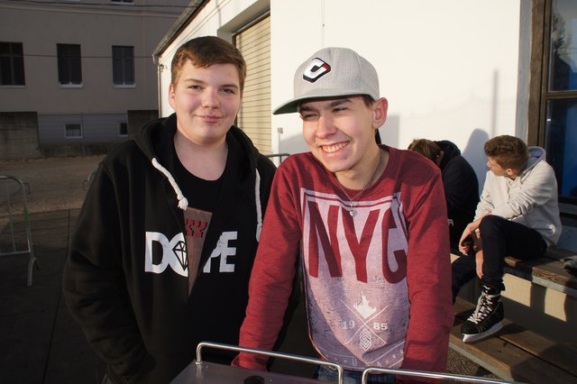 Dominik Zavernik mit Andre Gabauer