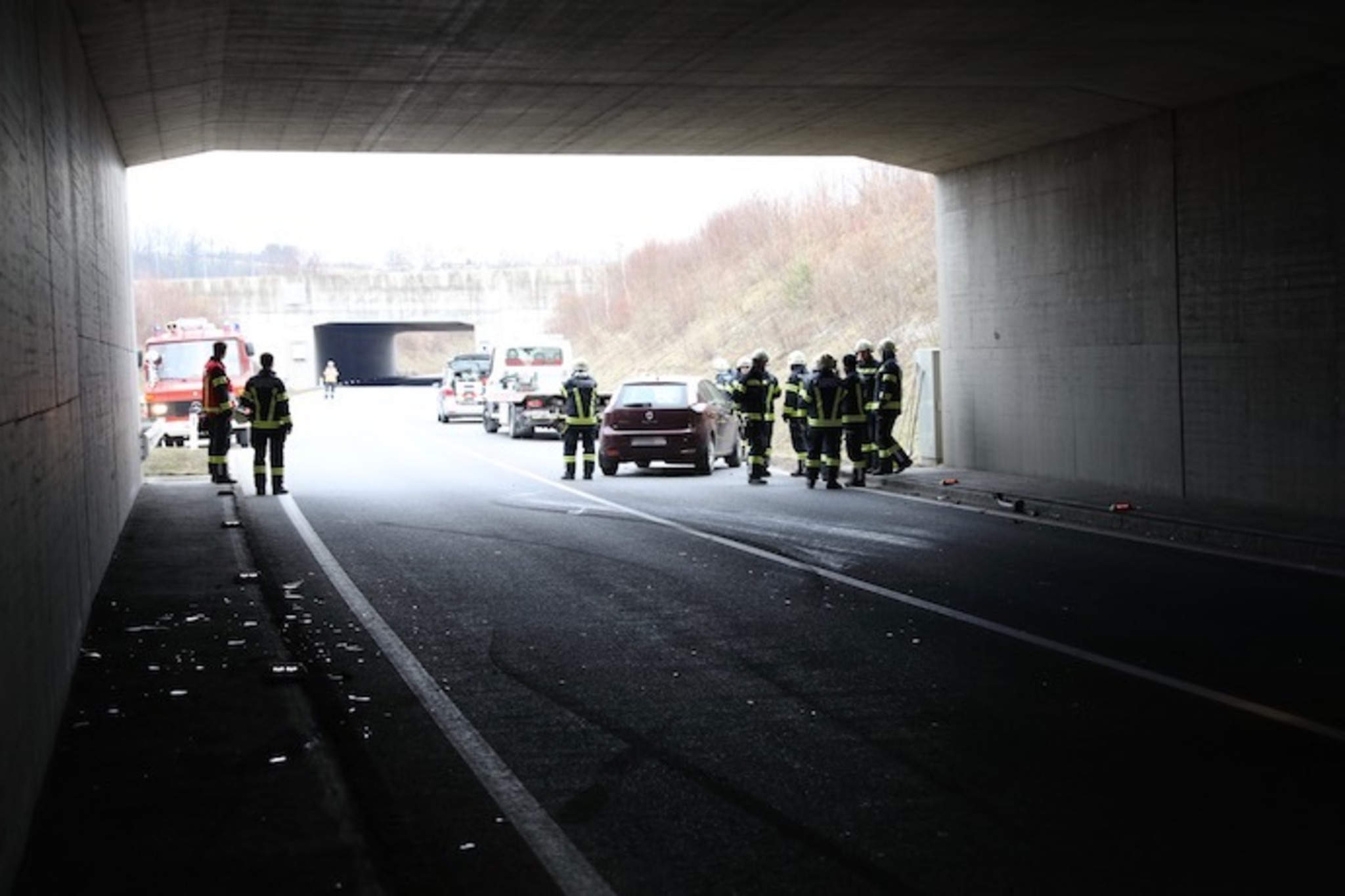 Verkehrsunfall auf der B 309 - Steyr & Steyr Land